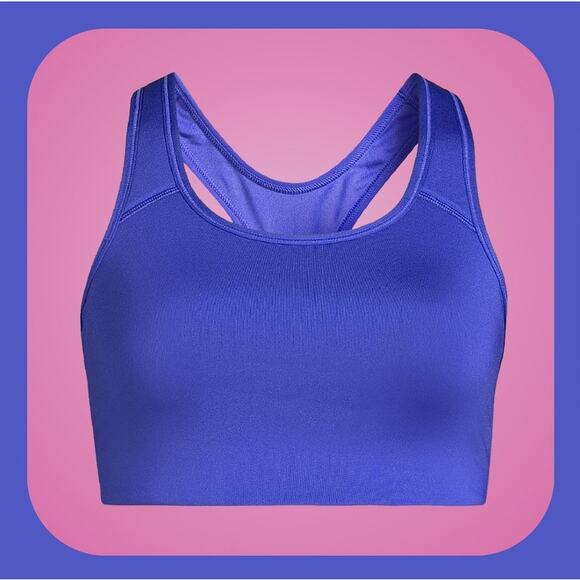 2 New Avia Women's Medium Support Racerback Sports Bras Removable Pads Size M - Picture 2 of 10